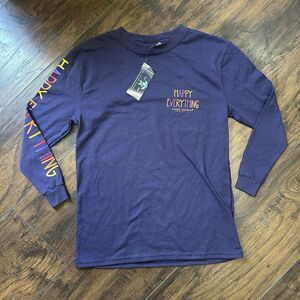 NWT Simply Southern Happy Everything Fall Holiday Long Sleeve TShirt Youth Small